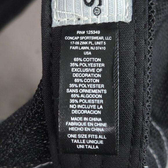 TSC Tractor Supply Co Stronger Together Strapback Hat Mesh Black Cap - Picture 8 of 8